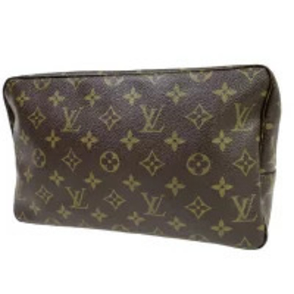 Louis Vuitton Trouse Toilette Bag Shoulder Pouch Monogram Leather - Picture 1 of 9